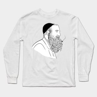 Orthodox jew smoking Long Sleeve T-Shirt